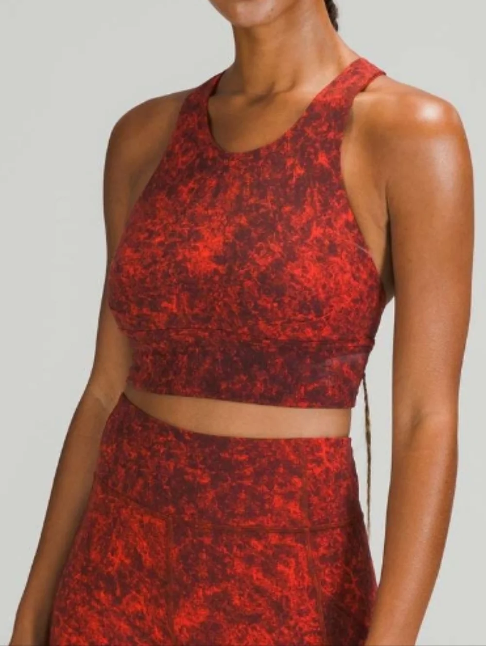 #160 Lululemon Wunder Train Longline Bra *Medium Support, C/D Cup Sz 14 EUC